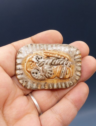 Broche vintage grès - vintage,