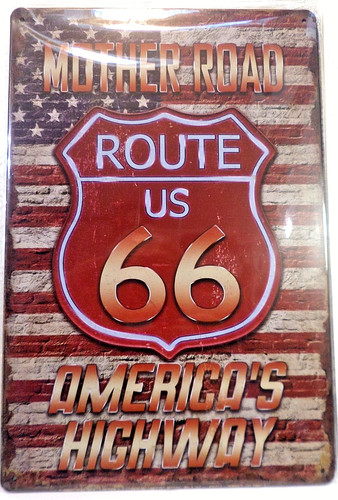 Plaque metal vintage 20x30 - vintage,