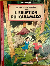 Album BD Jo & Zette "L'éruption du Karamako" Fac-similé EO couleurs  Hergé