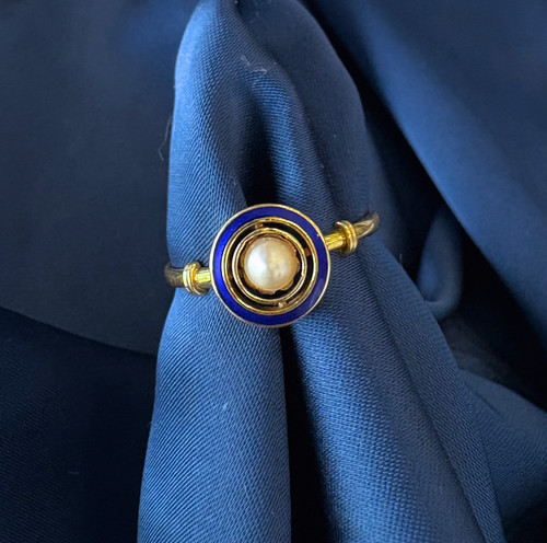 Bague napoleon email et - 3,