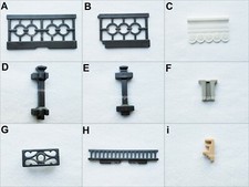 PLAYMOBIL VINTAGE 5300 VICTORIAN MANSION PARTS 5955 5305 RAILING CURTAIN-CHOICE