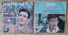 LOT 2 Disques Vinyle SUPER 45 Tours - Jean FERRAT