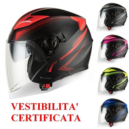 Casque jet moto scooter