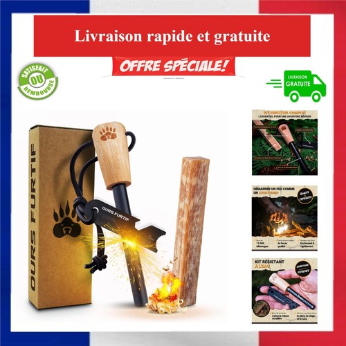Kit firesteel pierre - kit, feu
