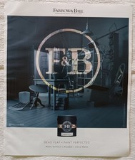 2024 F&B Farrow & Ball Handcrafted Paint And Wallpaper Print Advertisement