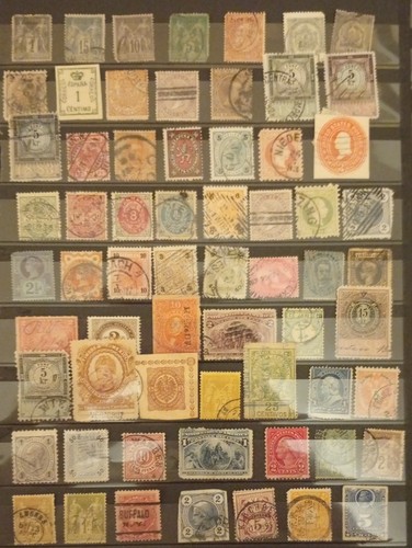 Lot vieux timbres avant - , 1900