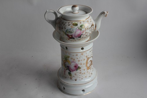 Tisanière porcelaine xixe - tisanière,