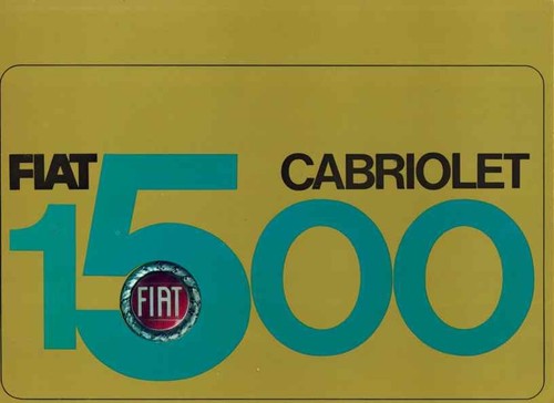 Catalogue brochure fiat 1500 - brochure,