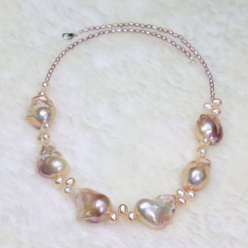 Collier perle eau douce - collier, en