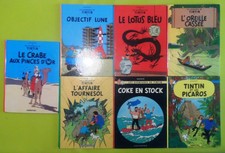 7 BD DE TINTIN EN BON ÉTAT -