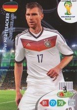 108 PER MERTESACKER # DEUTSCHLAND PANINI CARD ADRENALYN WORLD CUP BRAZIL 2014
