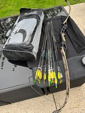 arc HOYT Dorado très bon état , sac à dos, flèches, Holster en cuir , gant , pos