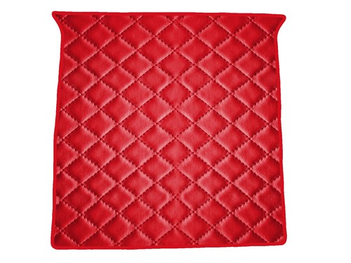 Matelassé cuir éco - éco, rouge