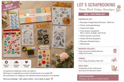 Lot scrapbooking neuf - lot,