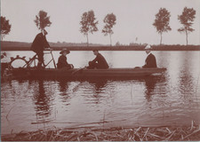 France, Invention, Wheeled Castle on the Saône Vintage Citrate Print Print