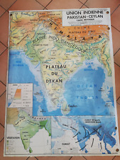 CARTE SCOLAIRE MURALE M.D.I