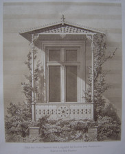 Lithographie Villa Princesse