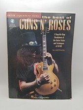The Best of Guns N Roses Signature Licks Guitar Tablature Book (Paperback) 