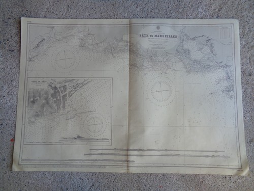 Carte marine sète to - carte,