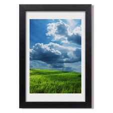 Tulup Photo Le salon 20x30cm Cadre MDF Décor Nuages ​​sur le terrain