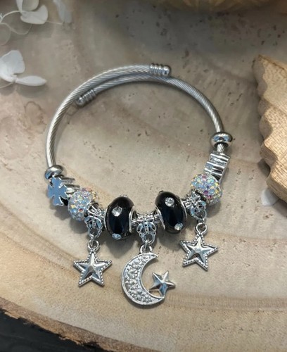 Bracelet breloques argenté