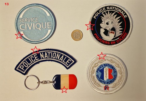 Lot écussons insigne - écussons,