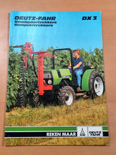 Deutz DX 3 Smalspoortrekkers Language: NL! Tractor brochure tractor brochure 49