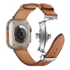 Bracelet en Cuir Pu Bracelet de Montre Pour Apple Watch série 8 7 SE 6 9....