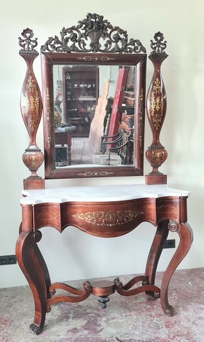 Console avec miroir - avec, de