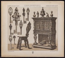 1890 - Mobilier et clefs