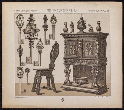 1890 mobilier et clefs - 1890,