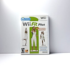 Wii Fit Plus Nintendo Wii Mint Disc CIB Complete Refurbished & Tested