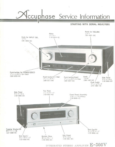 Accuphase 305v manuel - accuphase,