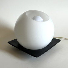 Lampe boule verre opaline