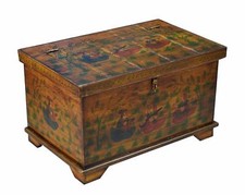Indien bemalte Truhe ideal
