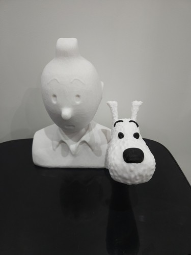 Figurine buste tintin milou - figurine, 23
