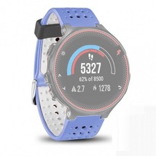Bracelet Pour Montre GARMIN FORERUNNER 220 230 235 630 620 735XT Bleu Blanc