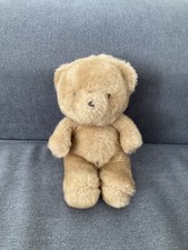 Vintage Ajena Brown Beige Brown Small Plush Bear
