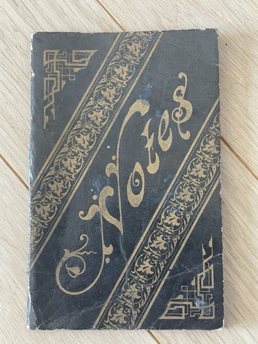 Ancien carnet notes avec - carnet, de