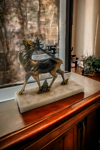 Cerf bramant régule et - cerf,