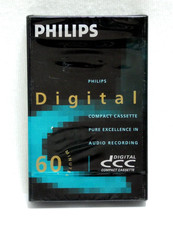 PHILIPS DCC DIGITAL COMPACT CASSETTE K7 AUDIO VIERGE ENREGISTRABLE 60 MIN NEUF