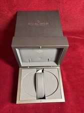 Genuine Baume et Mercier Watch Dark Gray Presentation  Case Complete Set
