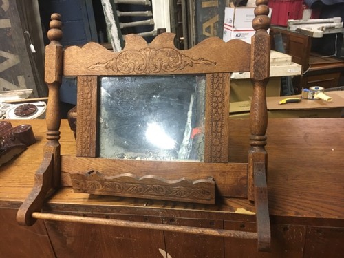C1900 oak bathroom towel bar - oak,