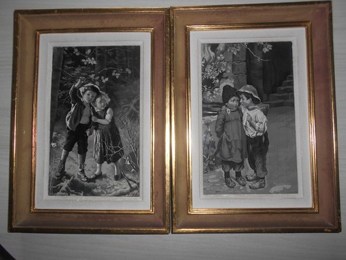 Broderies sur soie - , gravure