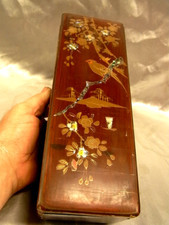 BOITE A GANT ANCIEN COFFRET