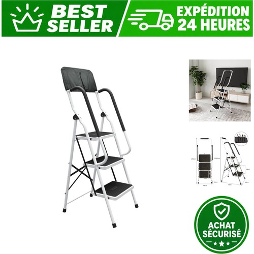 Escabeau pliant acier - escabeau,