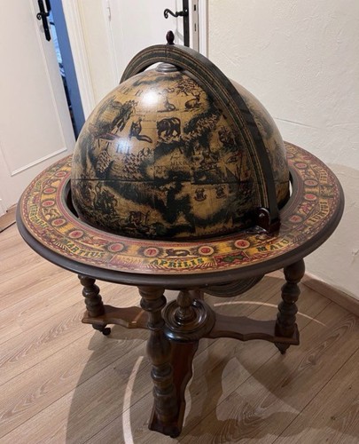 Bar globe terrestre vintage - terrestre, vintage/