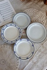 4 assiettes à dessert vintage
