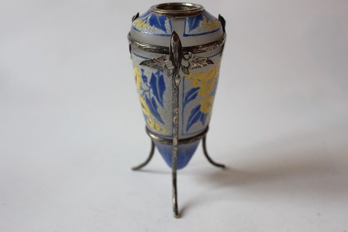 Vase amphore verre - , émaillé