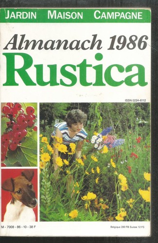 Almanach rustica 1986 rd6 - rustica,